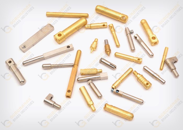 brass electrical pins